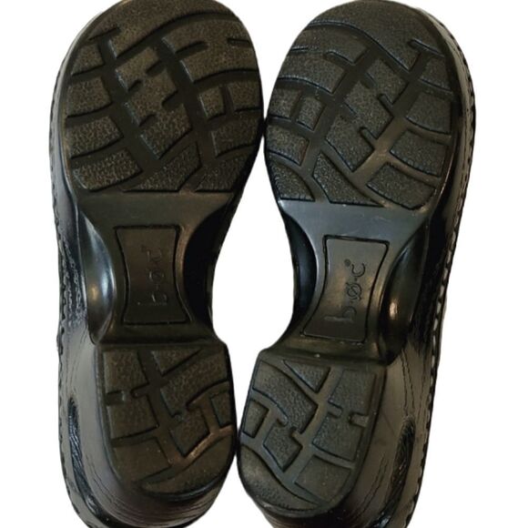 b.o.c Born Concepts Peggy Gray Croccodile Embossed Clog Shoes Size 6.5 - Picture 5 of 8